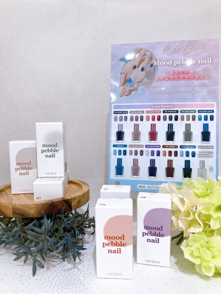 #新商品#ロムアンド#ムードぺブルネイル☆
