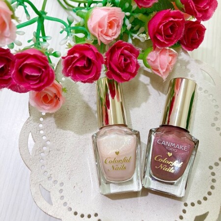 キャン限定色♡春大人ピンクネイル💅