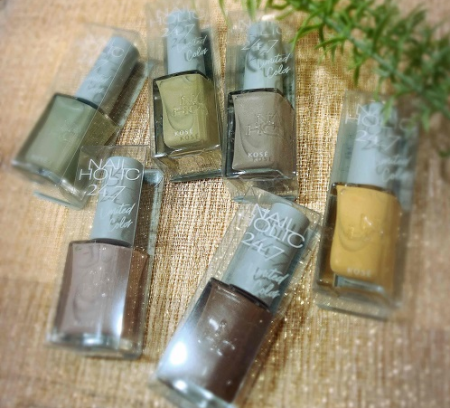 ネイルホリック限定色は#プランツネイル🍃🌳🐦