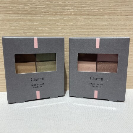 【チャコット】新色アイパレット💚💗