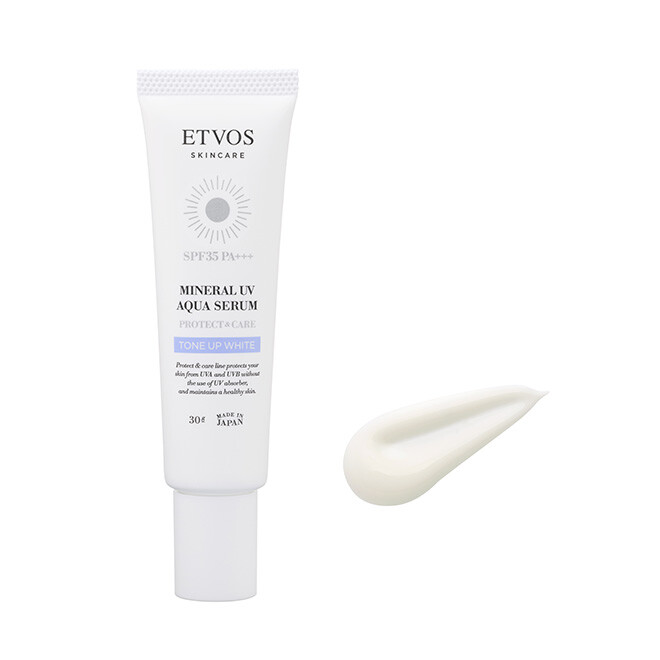 ETOVOS 　ミネラルUVアクアセラム　トーンアップホワイト